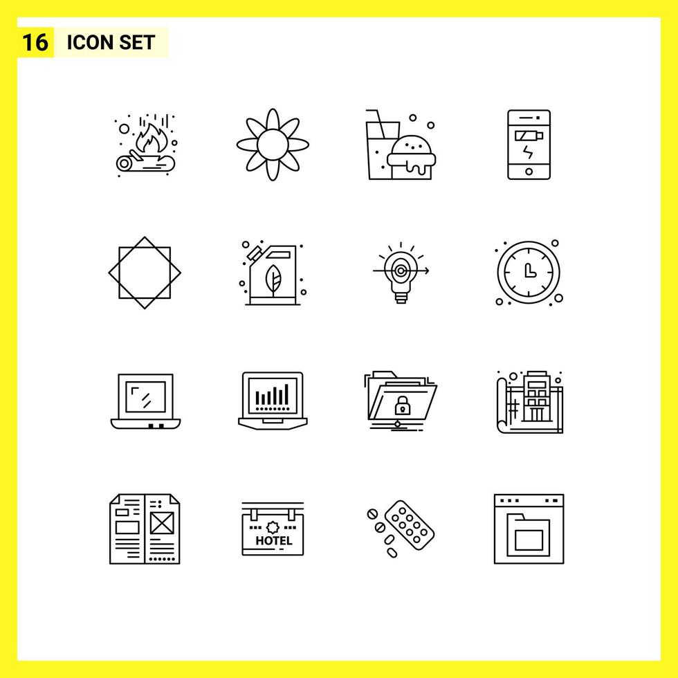 16 Creative Icons Modern Signs and Symbols of can virus food security status Editable Vector Design Elements