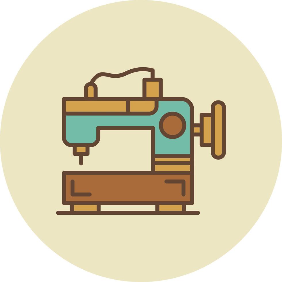 diseño de icono creativo de máquina de coser vector