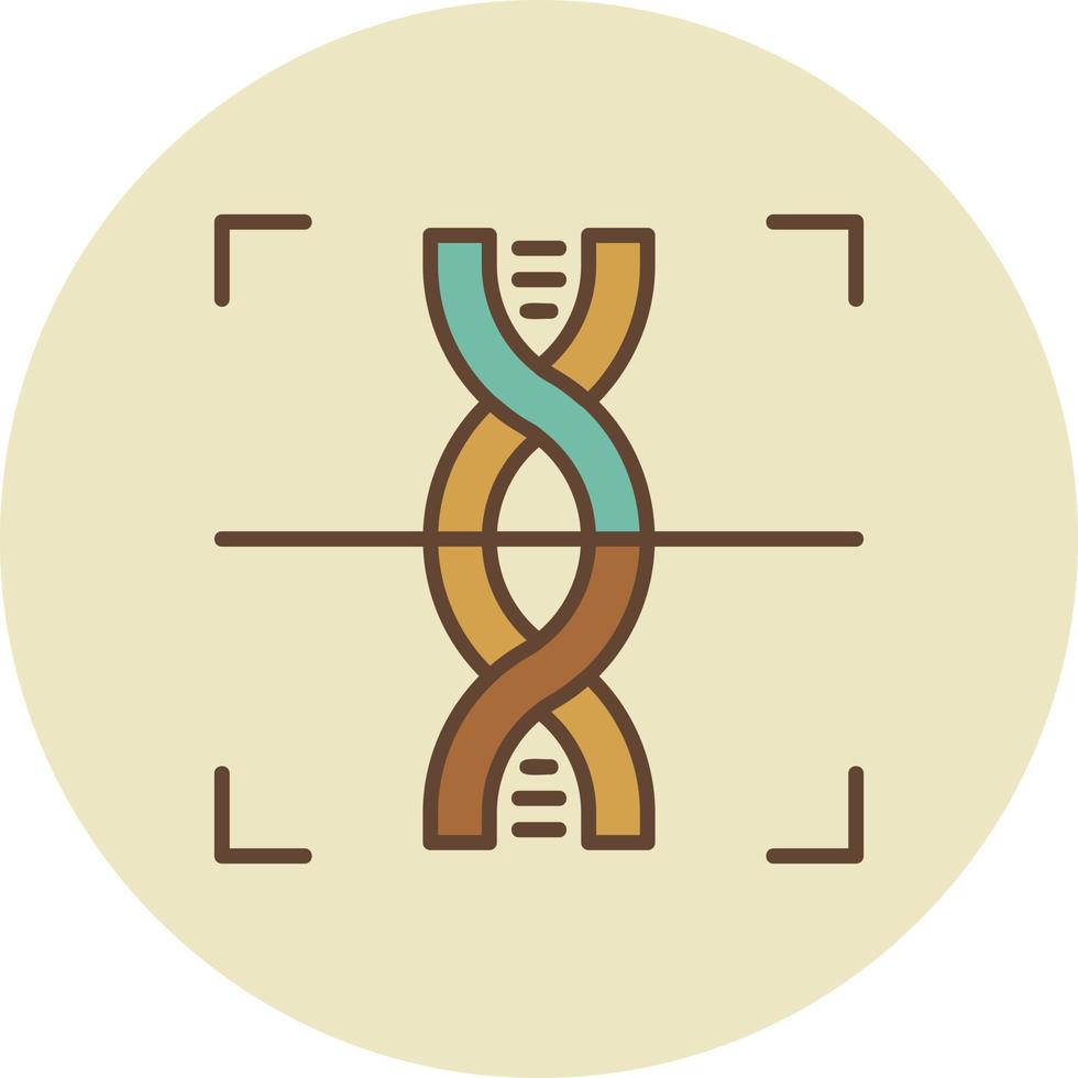 Dna Creative Icon Design vector