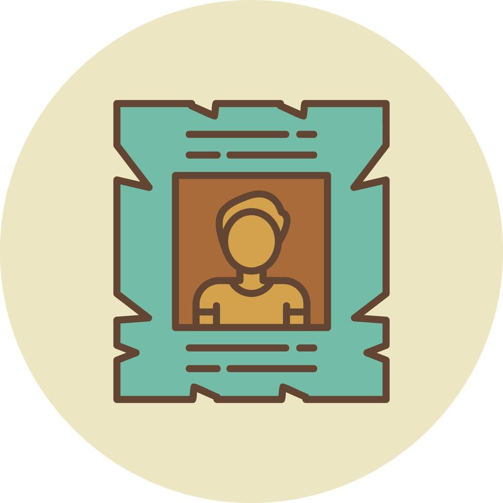 Wanted Creative Icon Design vector