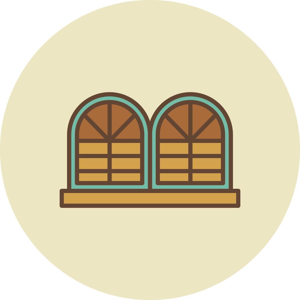 Window Creative Icon Design vector