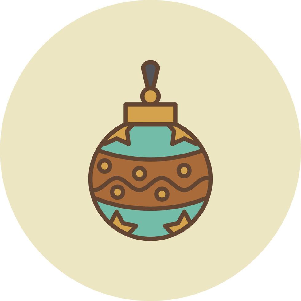 Bauble Creative Icon Design vector