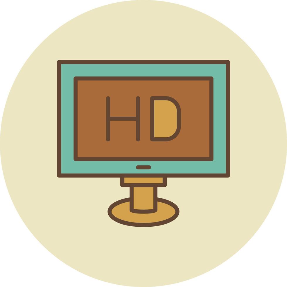 Television Creative Icon Design vector