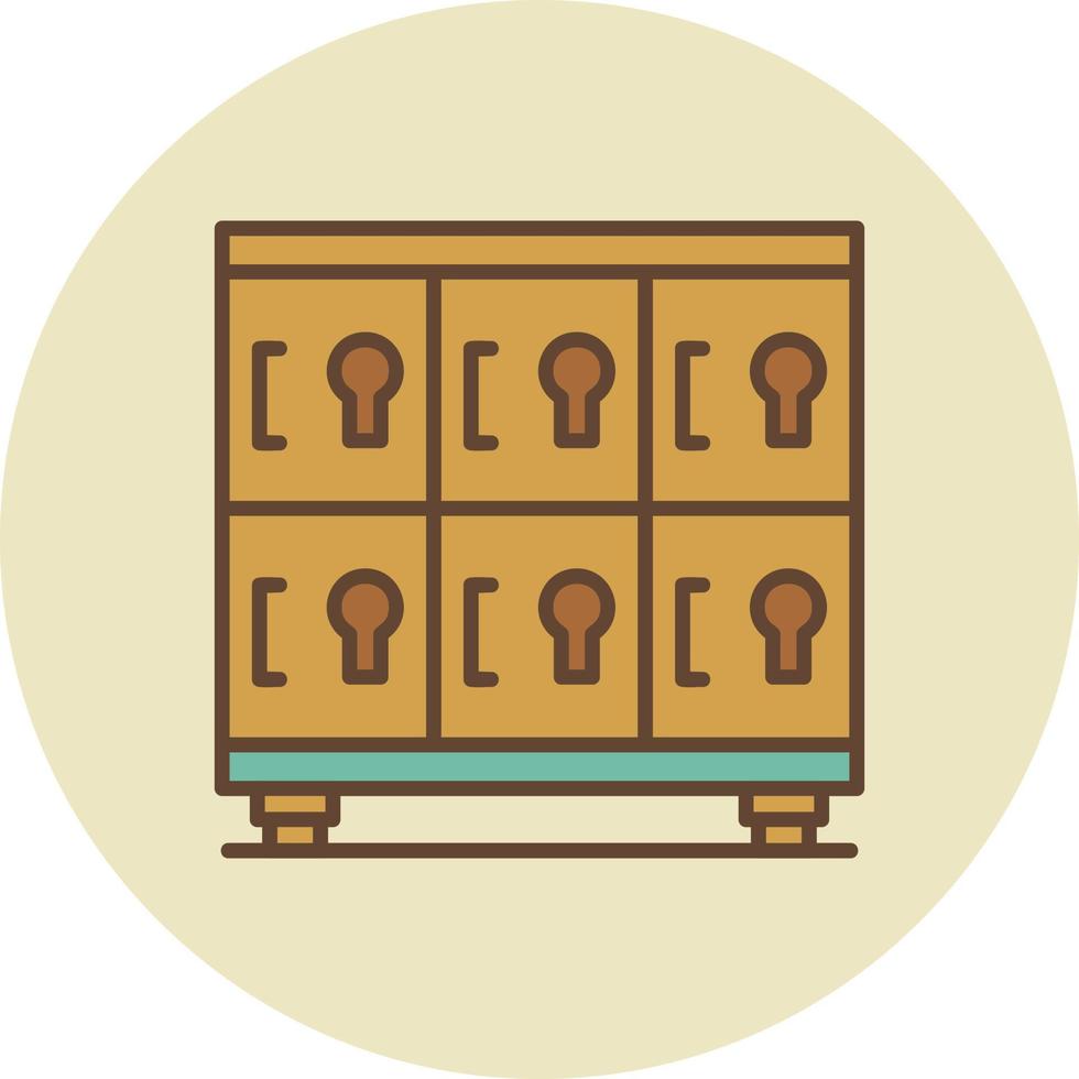 Office Locker Creative Icon Design vector