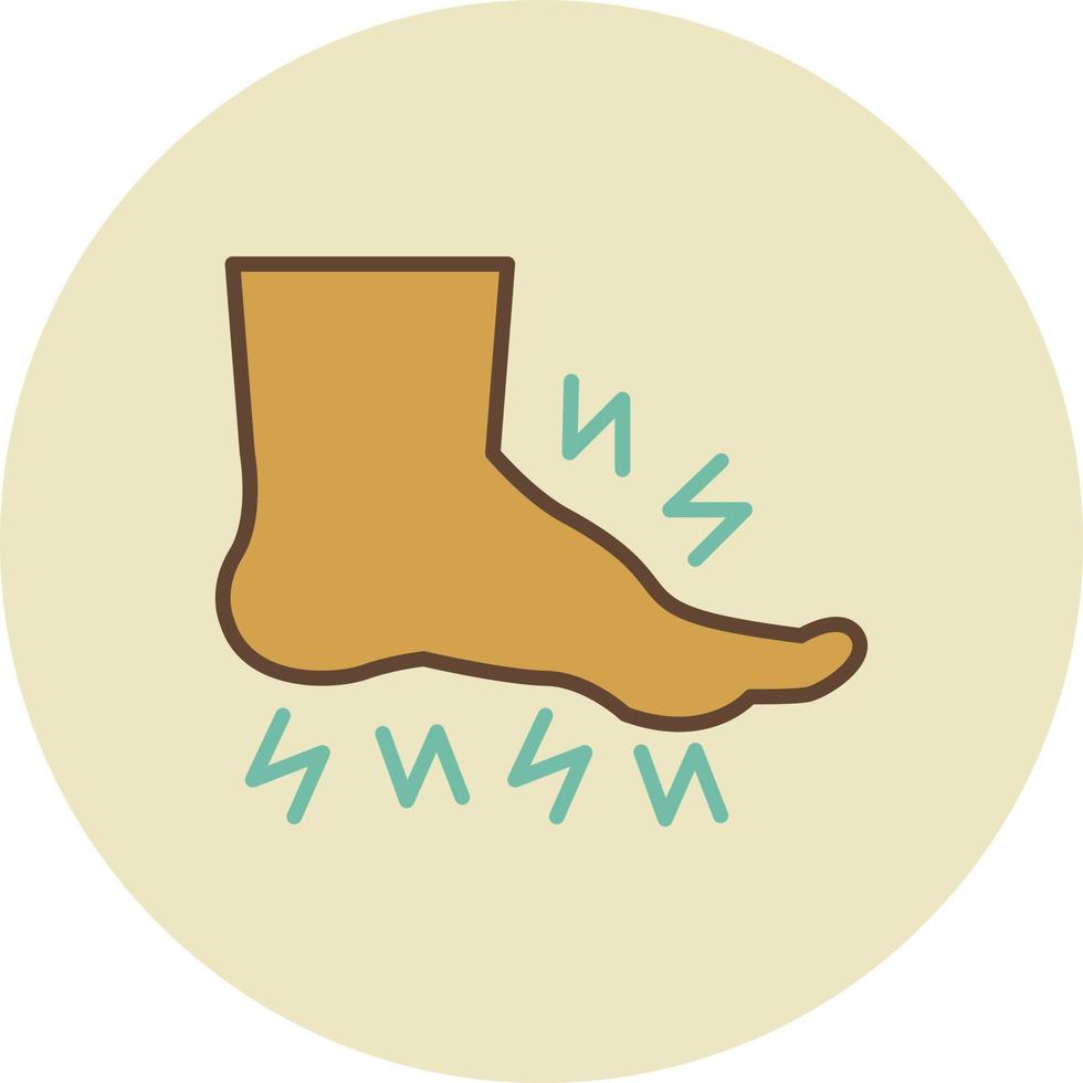 Foot Creative Icon Design vector