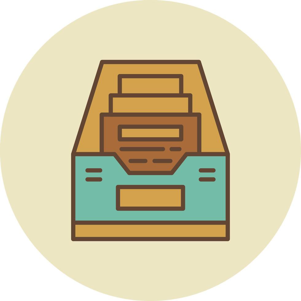 Files Box Creative Icon Design vector