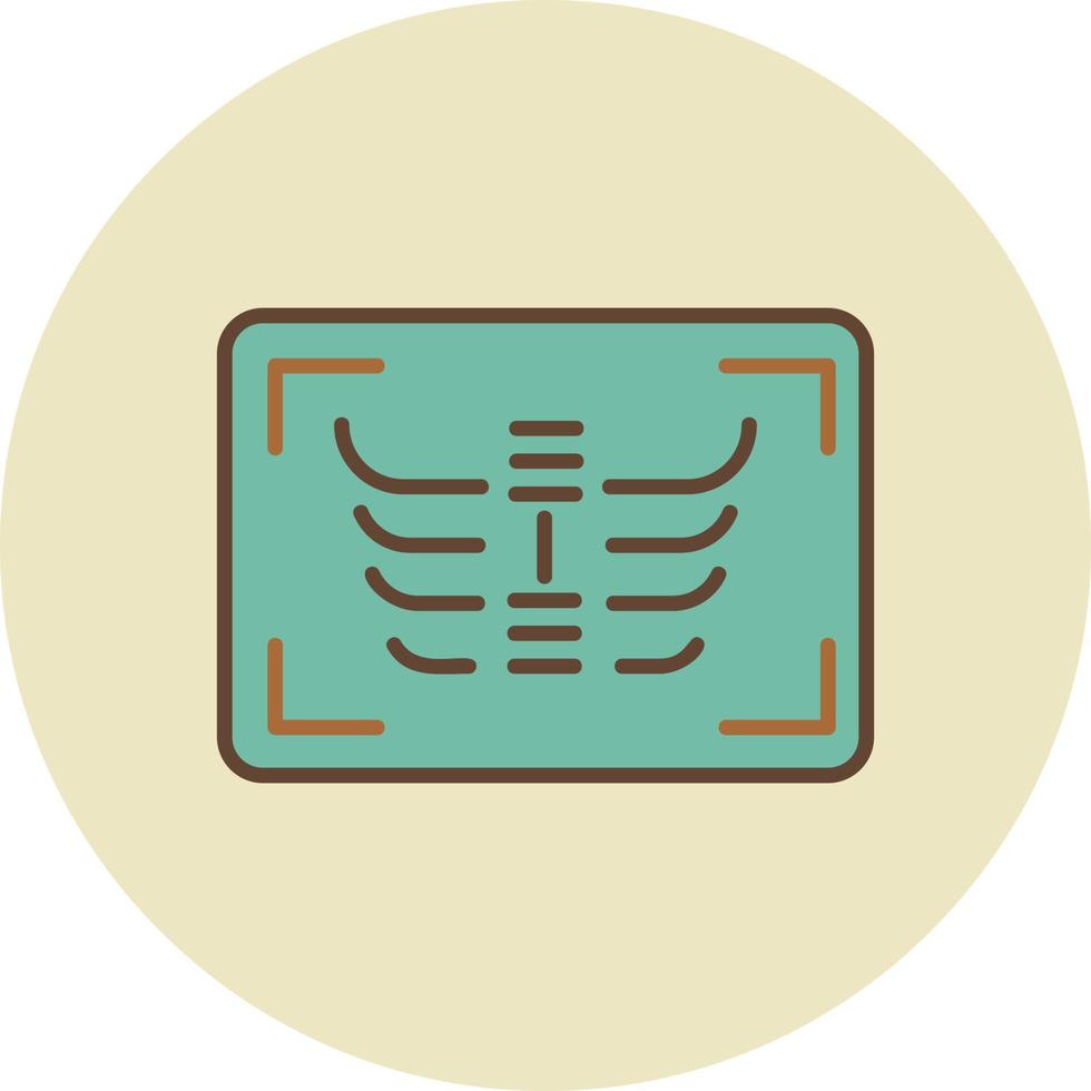 X Ray Creative Icon Design vector