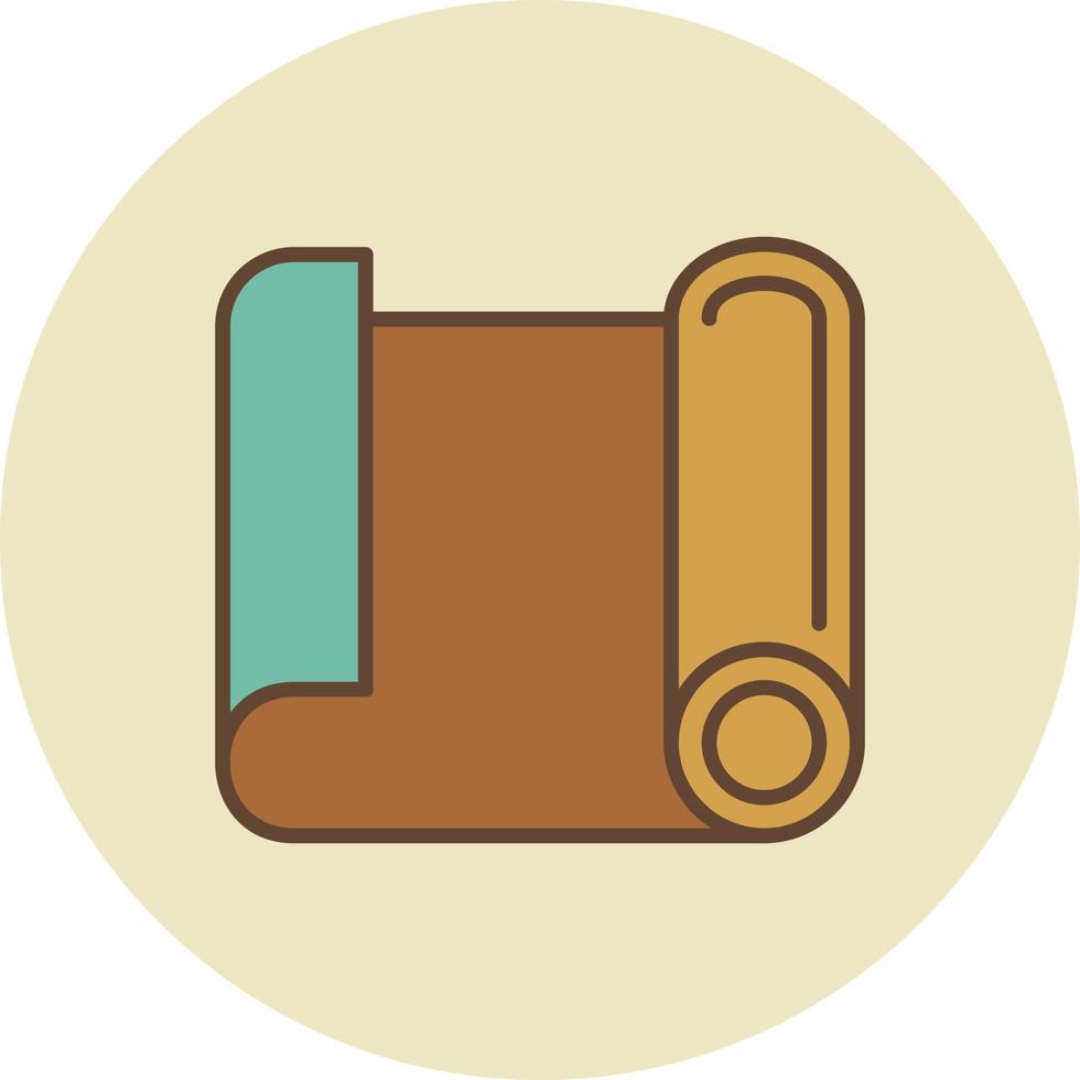 Paper Roll Creative Icon Design vector