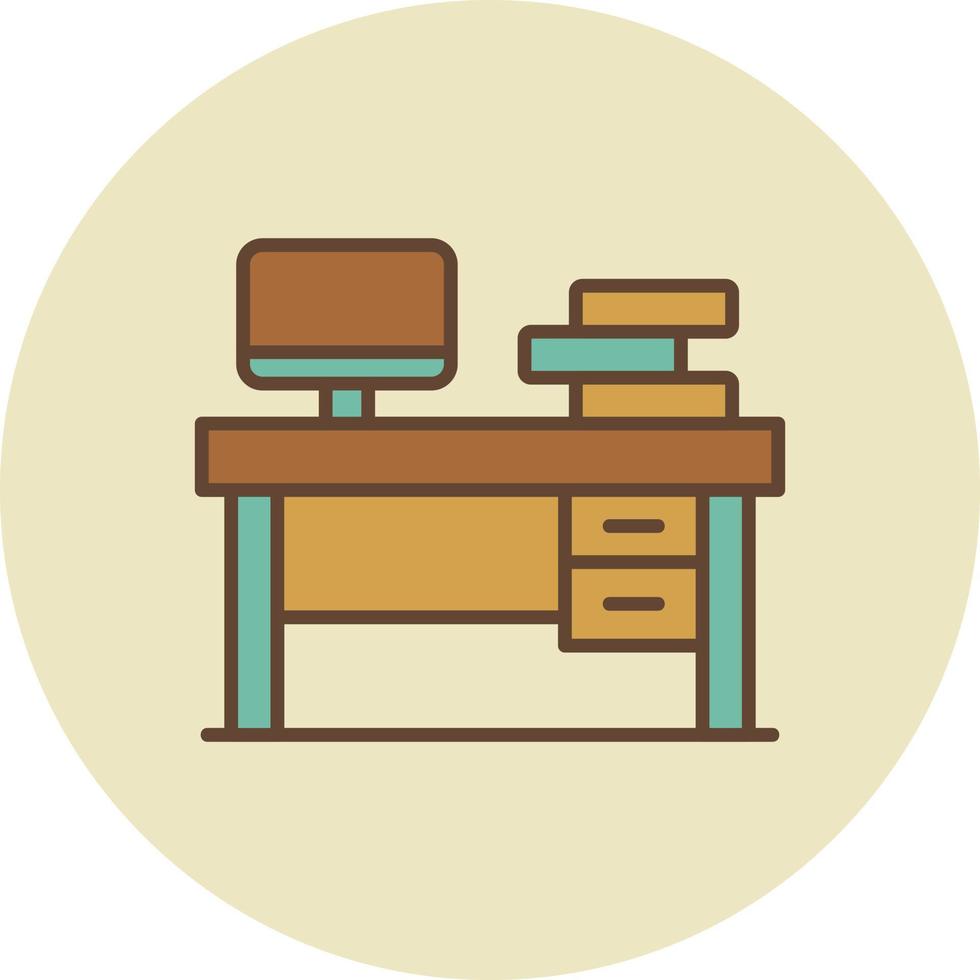 Desk Creative Icon Design vector