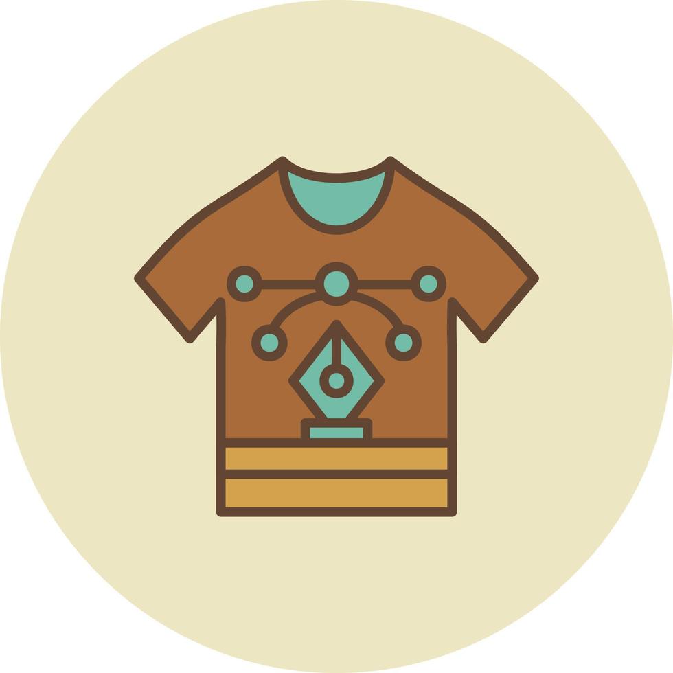 T Shirt Creative Icon Design vector