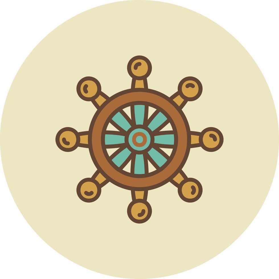 Rudder Creative Icon Design vector