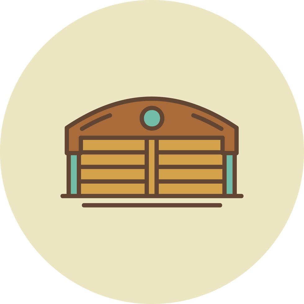 Warehouse Creative Icon Design vector