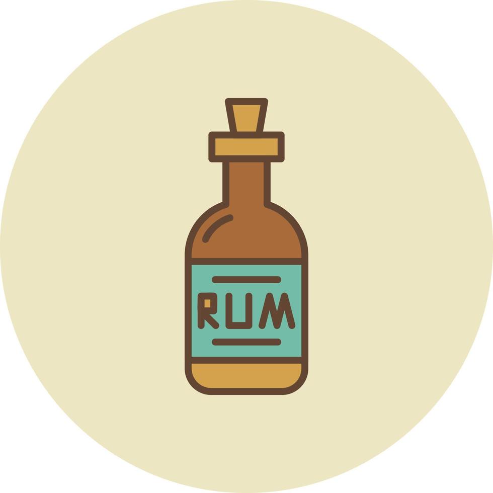 Rum Creative Icon Design vector