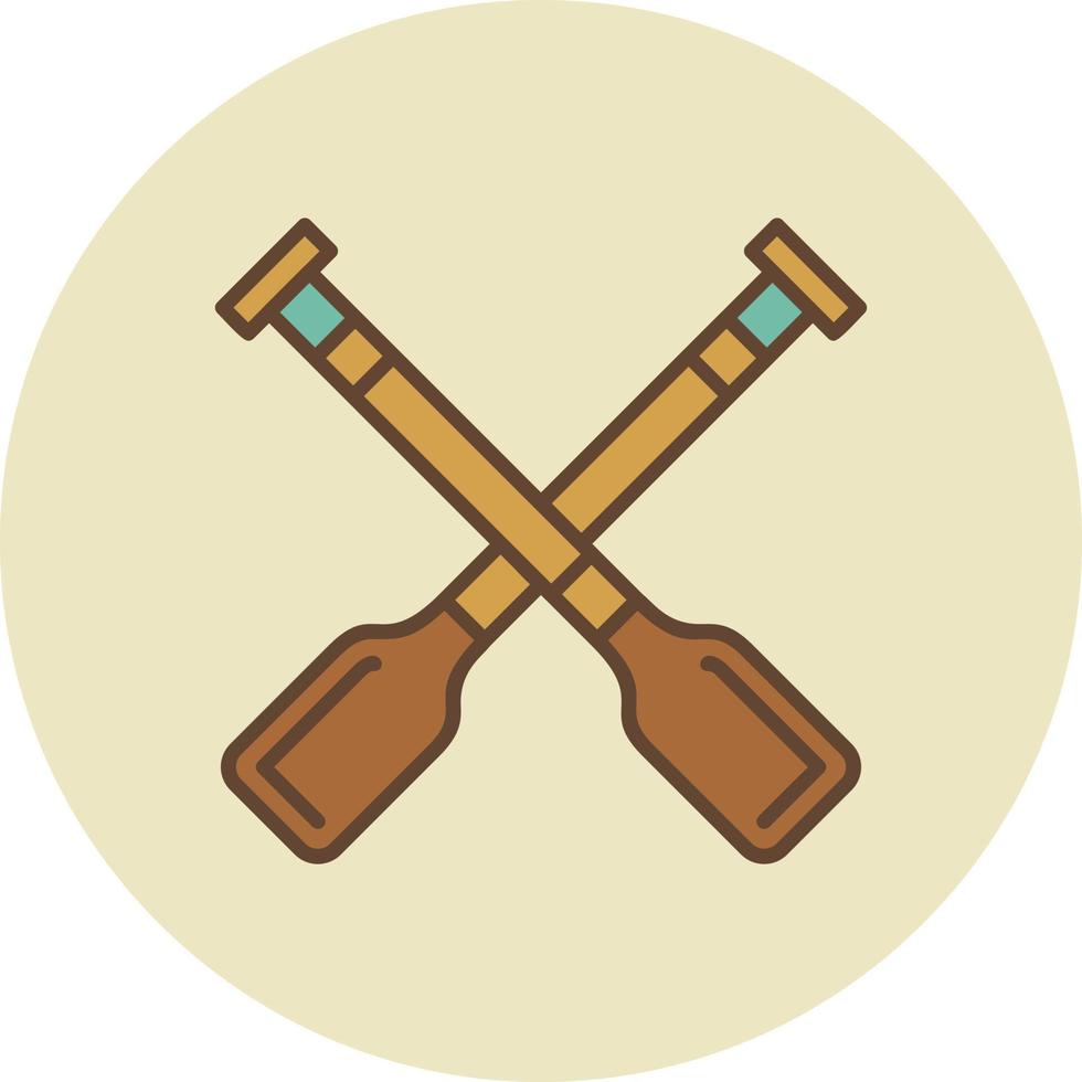 Rowing Creative Icon Design vector