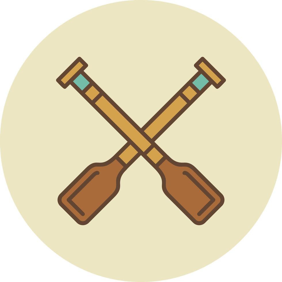 Rowing Creative Icon Design vector