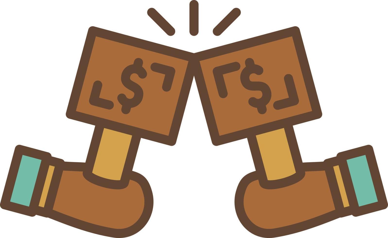 Bidding Creative Icon Design vector