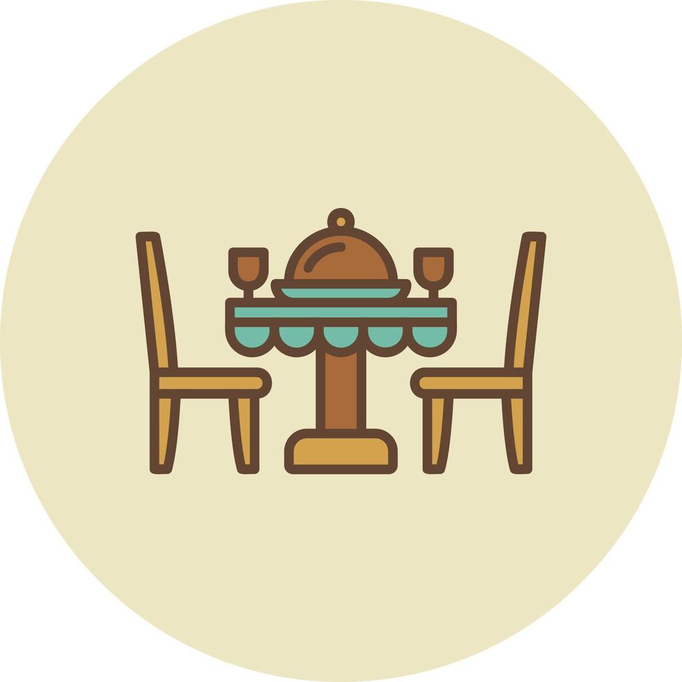 Dinner Creative Icon Design vector