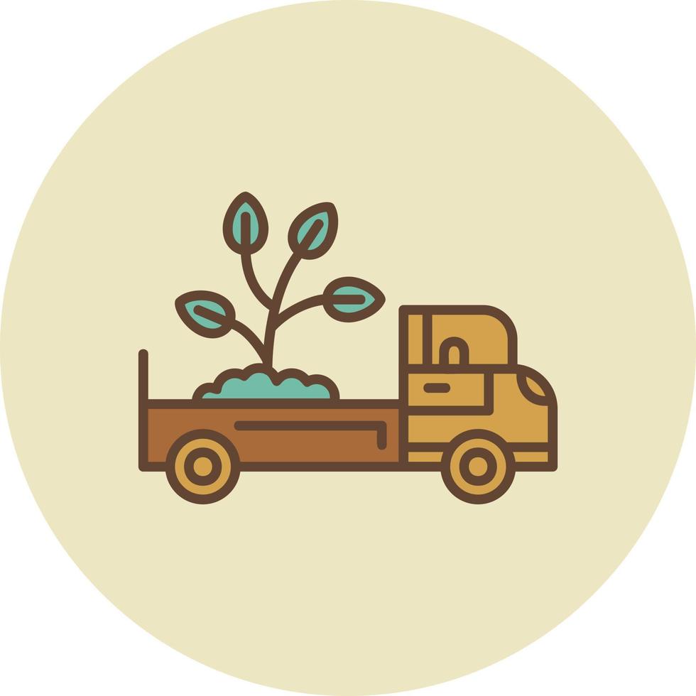 Delivery Truck Creative Icon Design vector