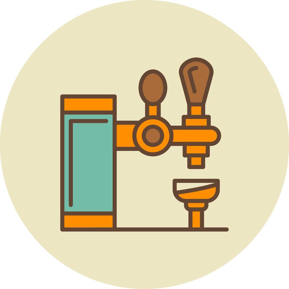 Bar Tap Creative Icon Design vector