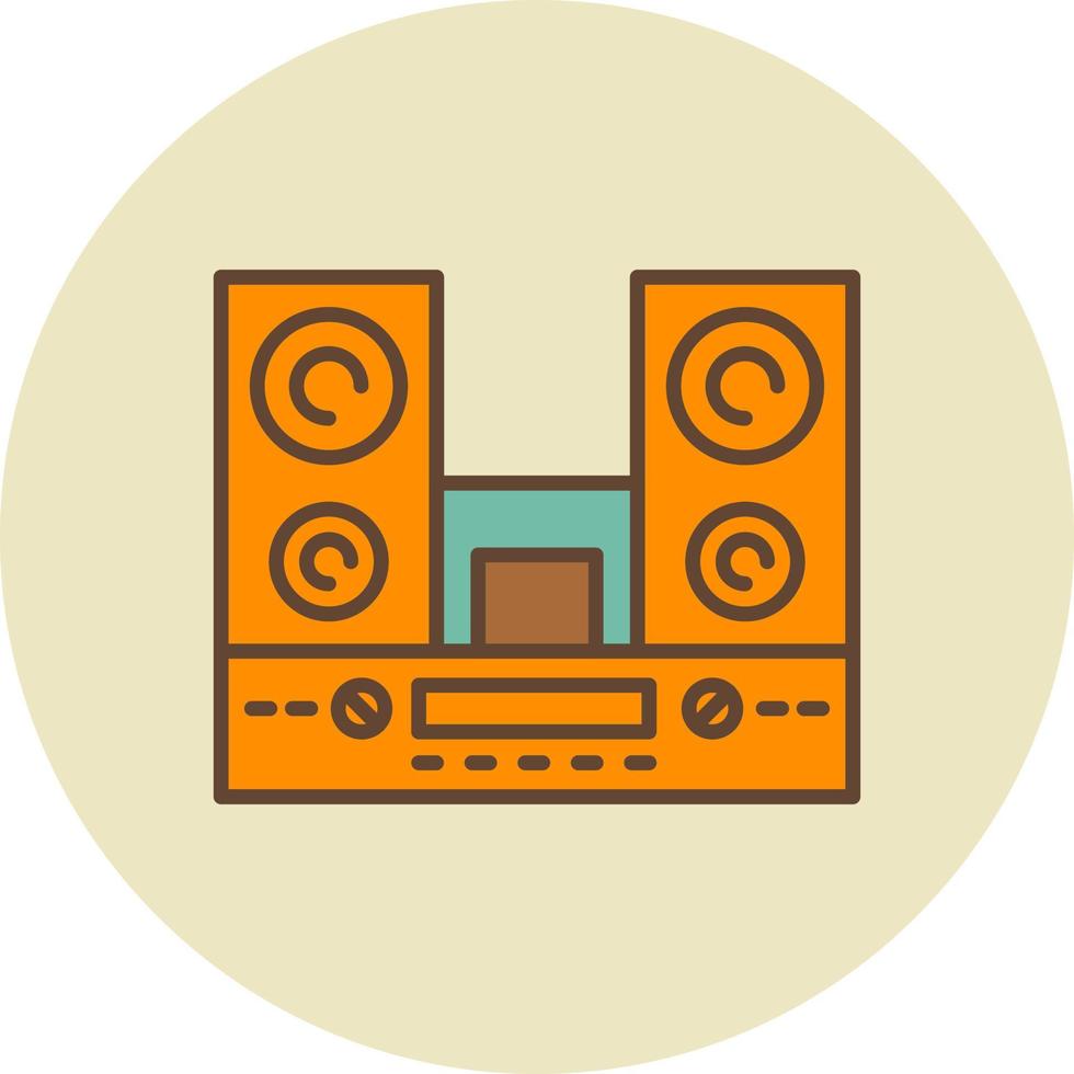 diseño de icono creativo de altavoces vector