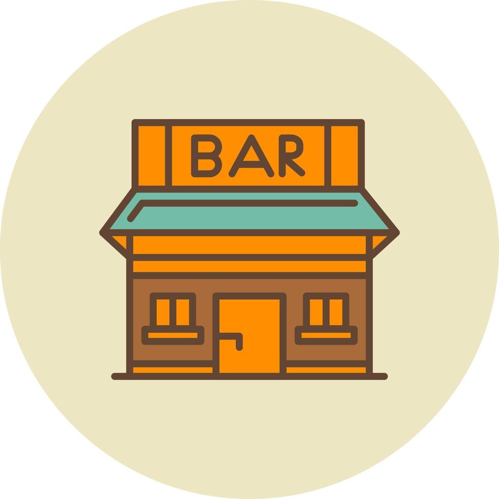 Bar Creative Icon Design vector