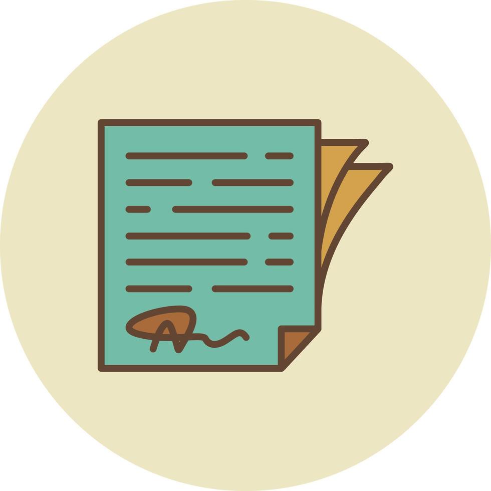 Document Creative Icon Design vector