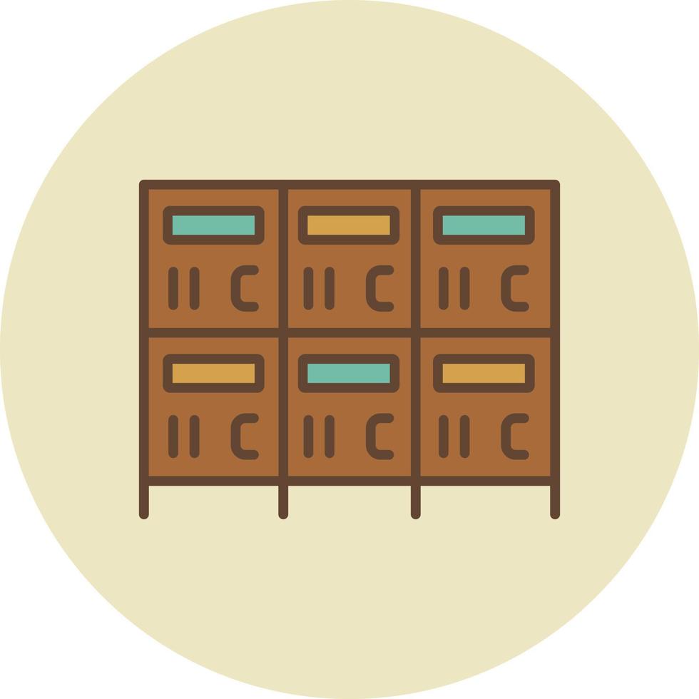 Locker Creative Icon Design vector