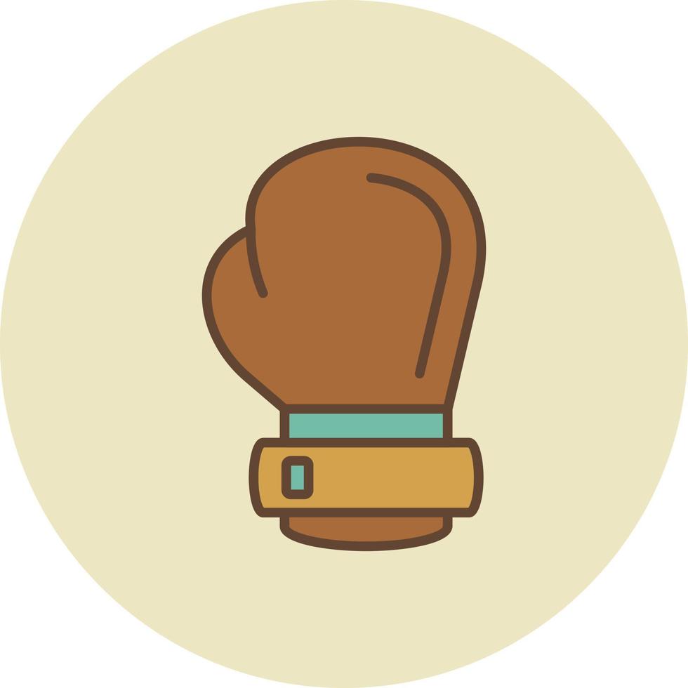 Boxing Glove Creative Icon Design vector