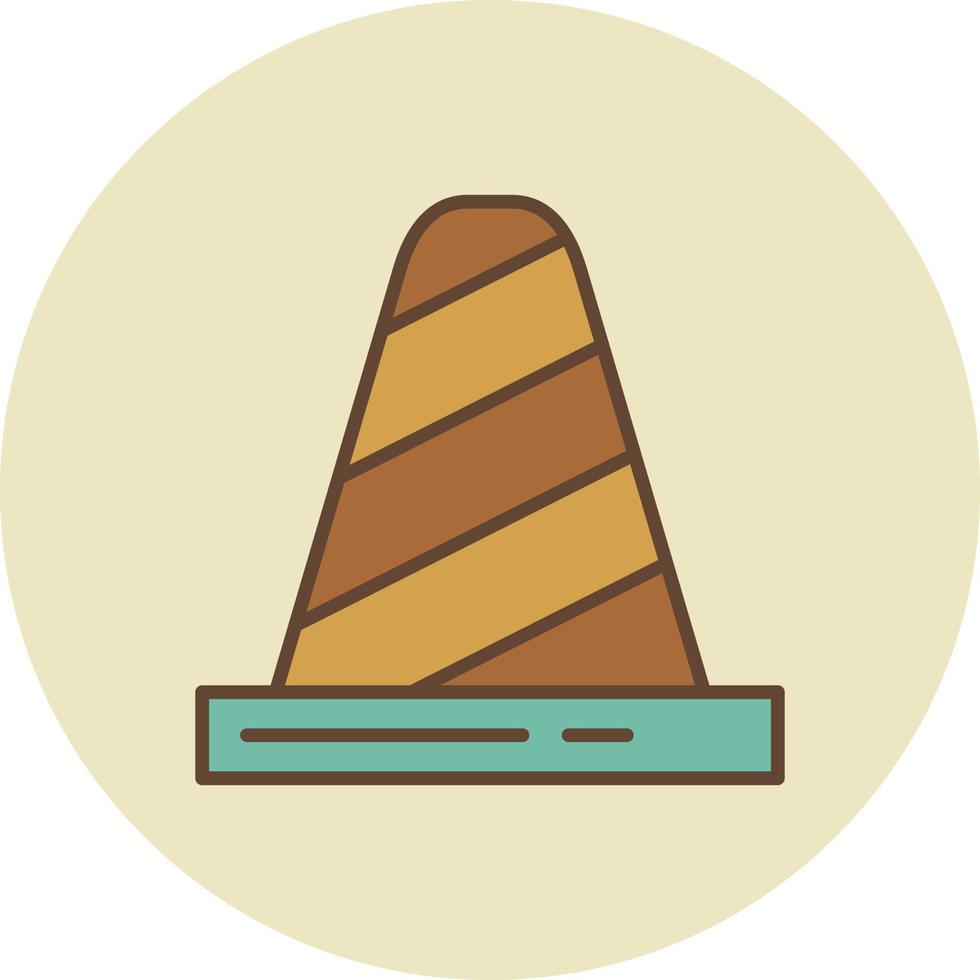 Cone Creative Icon Design vector