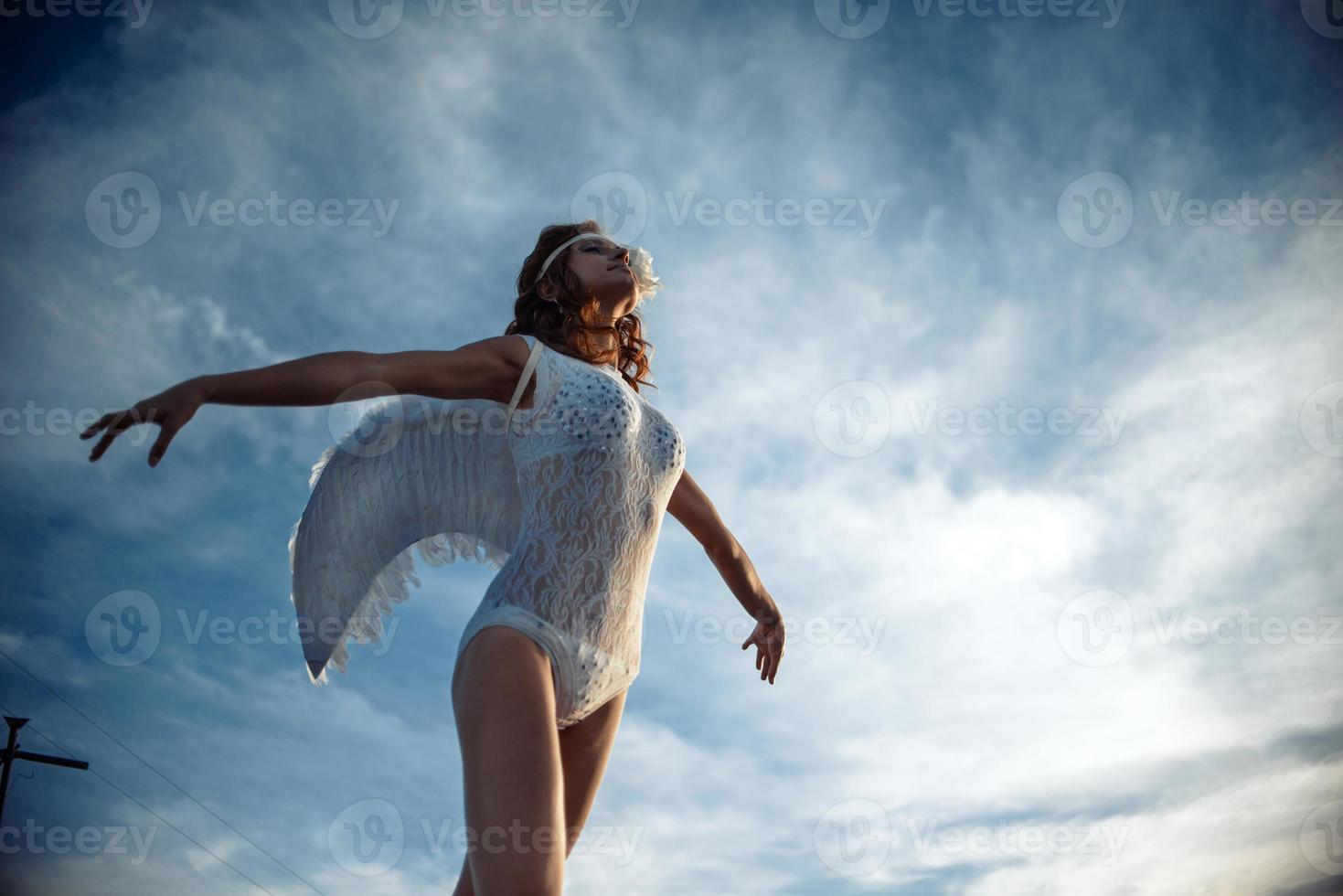 Sweet angel girl photo