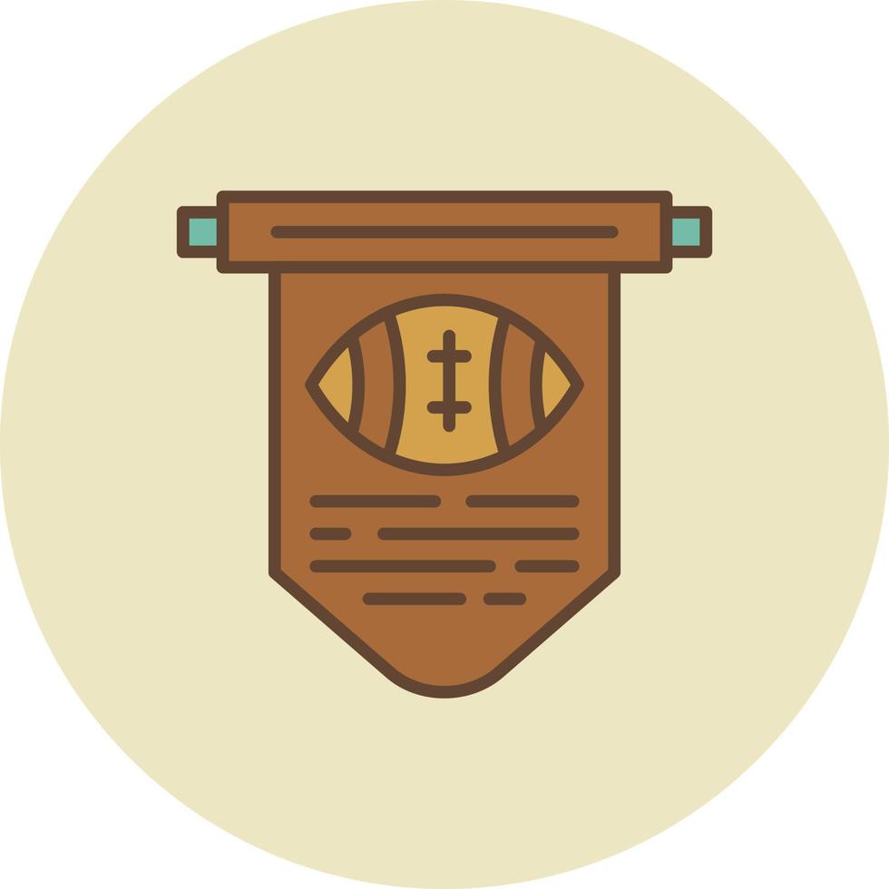 Pennant Creative Icon Design vector