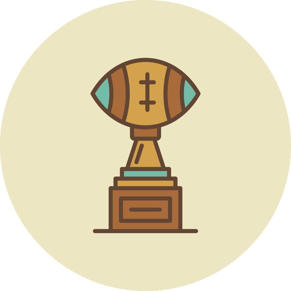 diseño de icono creativo de trofeo vector