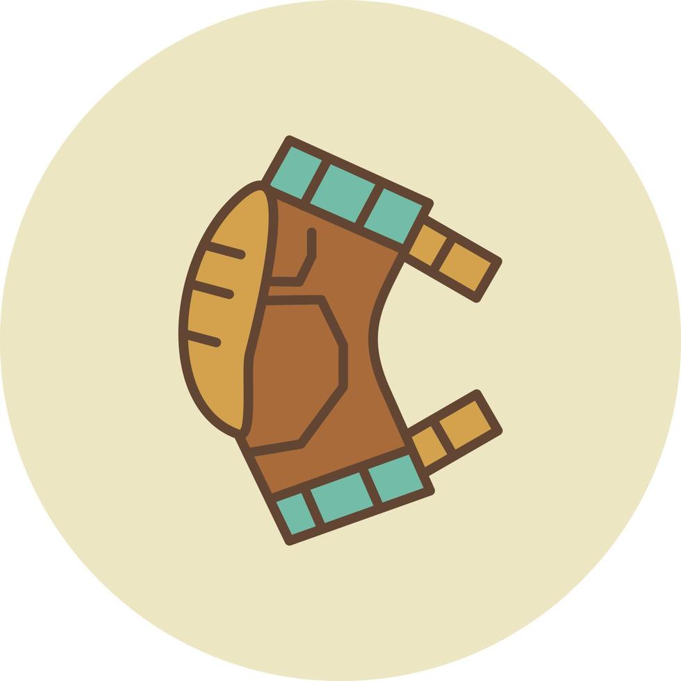 Kneepad Creative Icon Design vector