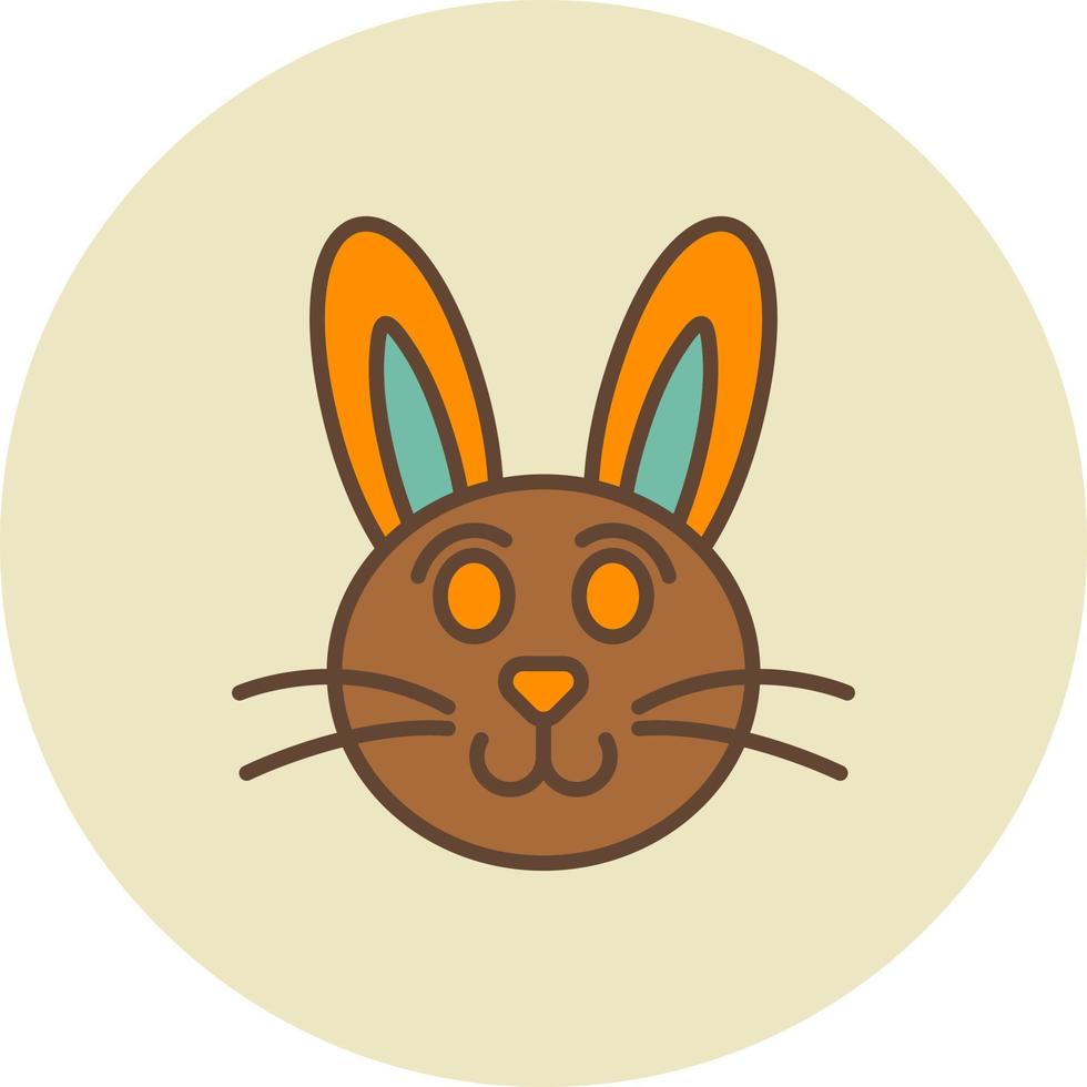 diseño de icono creativo de conejo vector