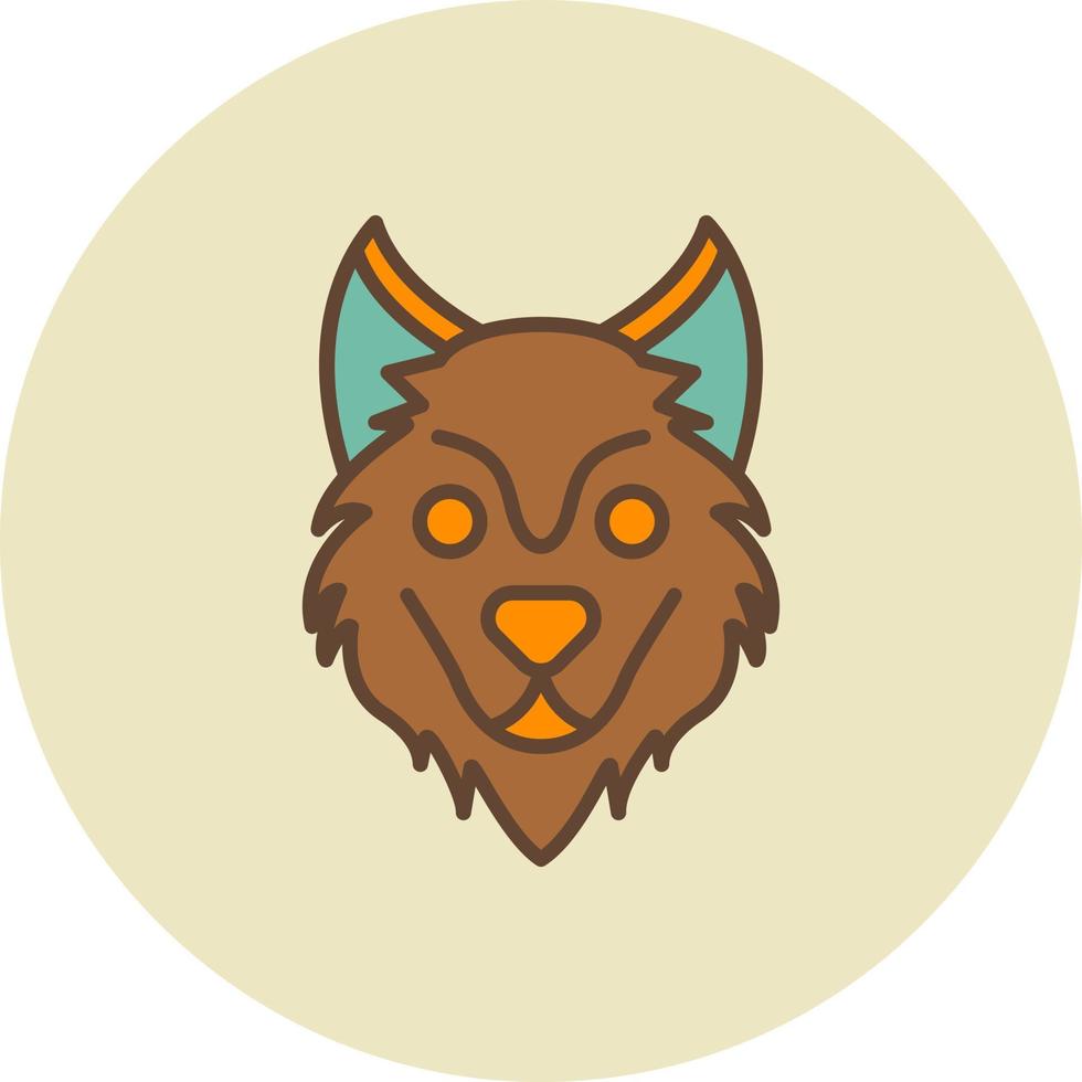 Wolf Creative Icon Design vector