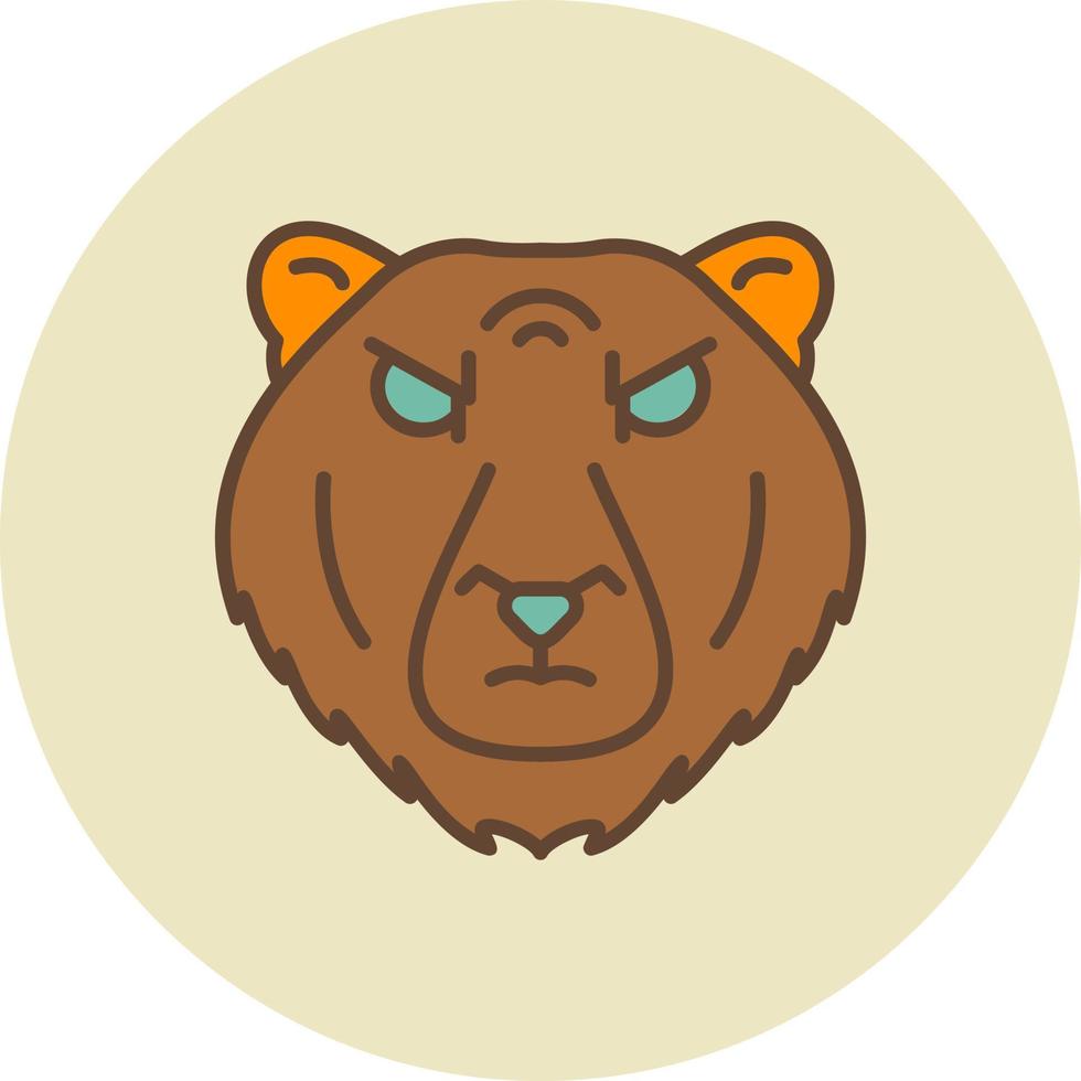 diseño de icono creativo de oso polar vector