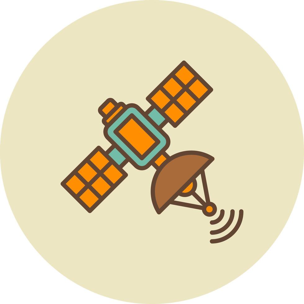 Satellite Creative Icon Design vector