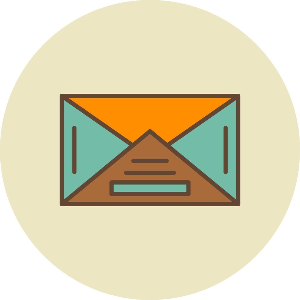 Open Letter Creative Icon Design vector