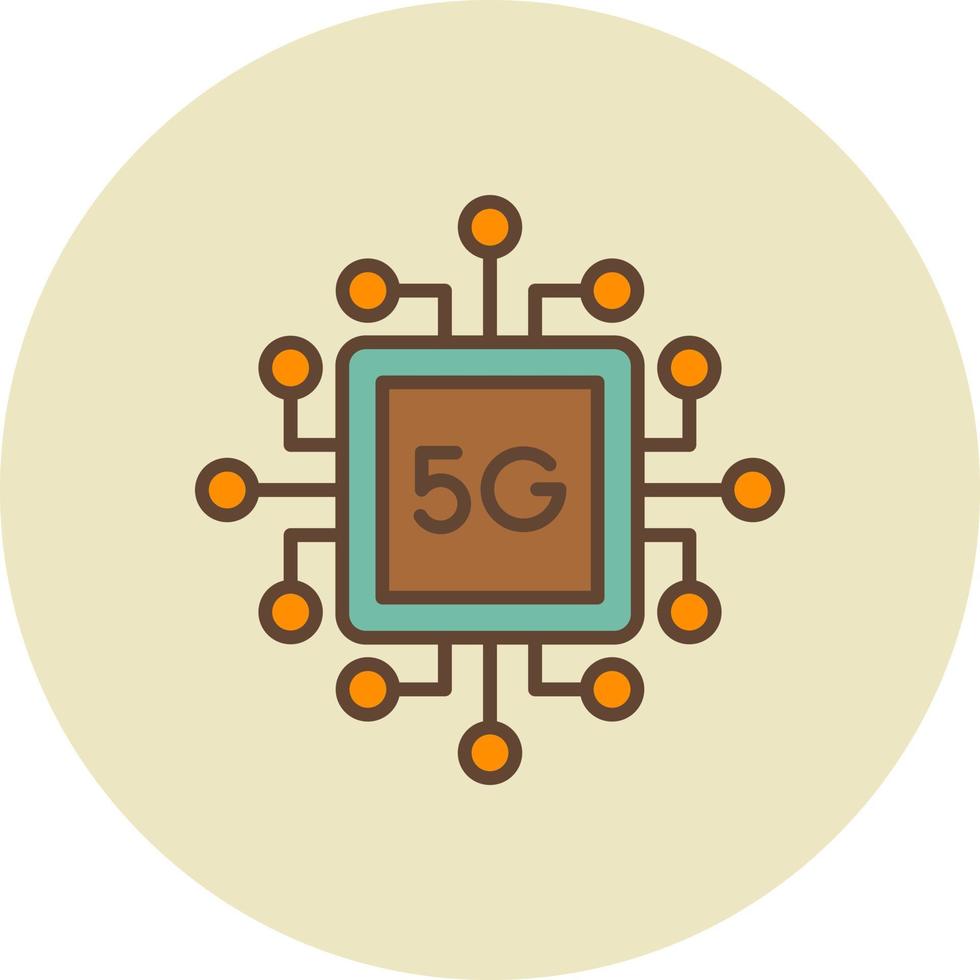 5g Creative Icon Design vector