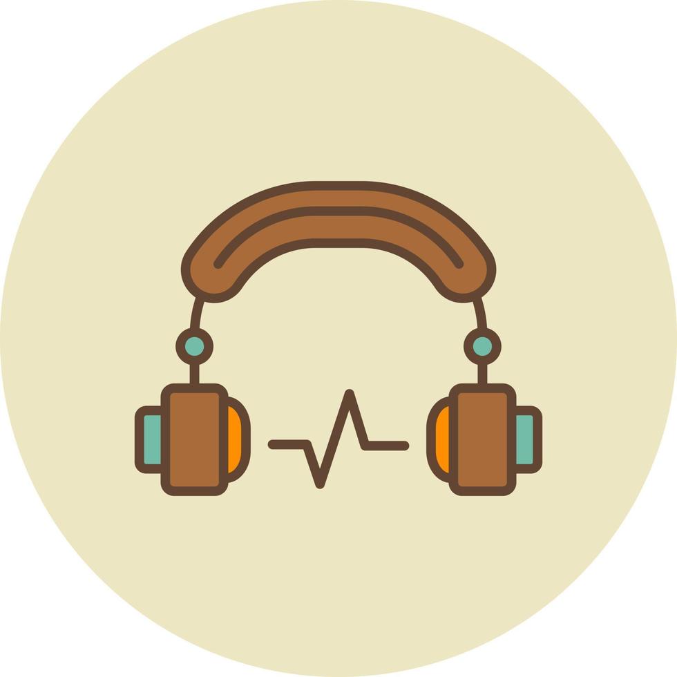 diseño de icono creativo de auriculares vector