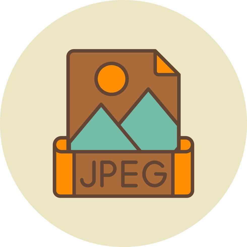 Jpeg Creative Icon Design vector