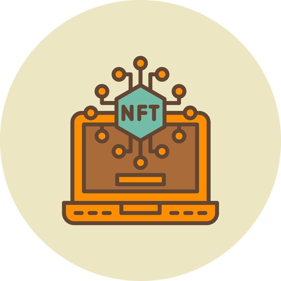 Nft Creative Icon Design vector