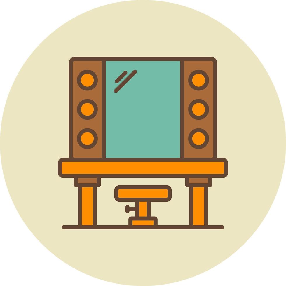 Dressing Room Creative Icon Design vector