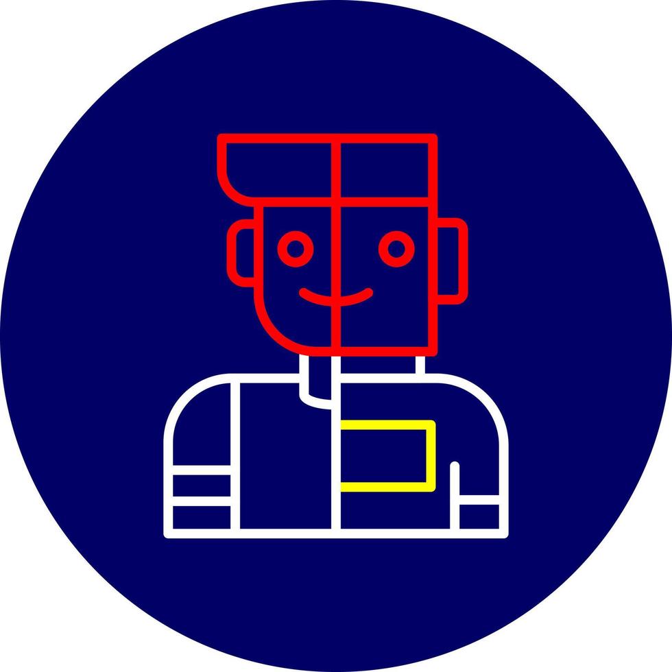 Humanoid Creative Icon Design vector