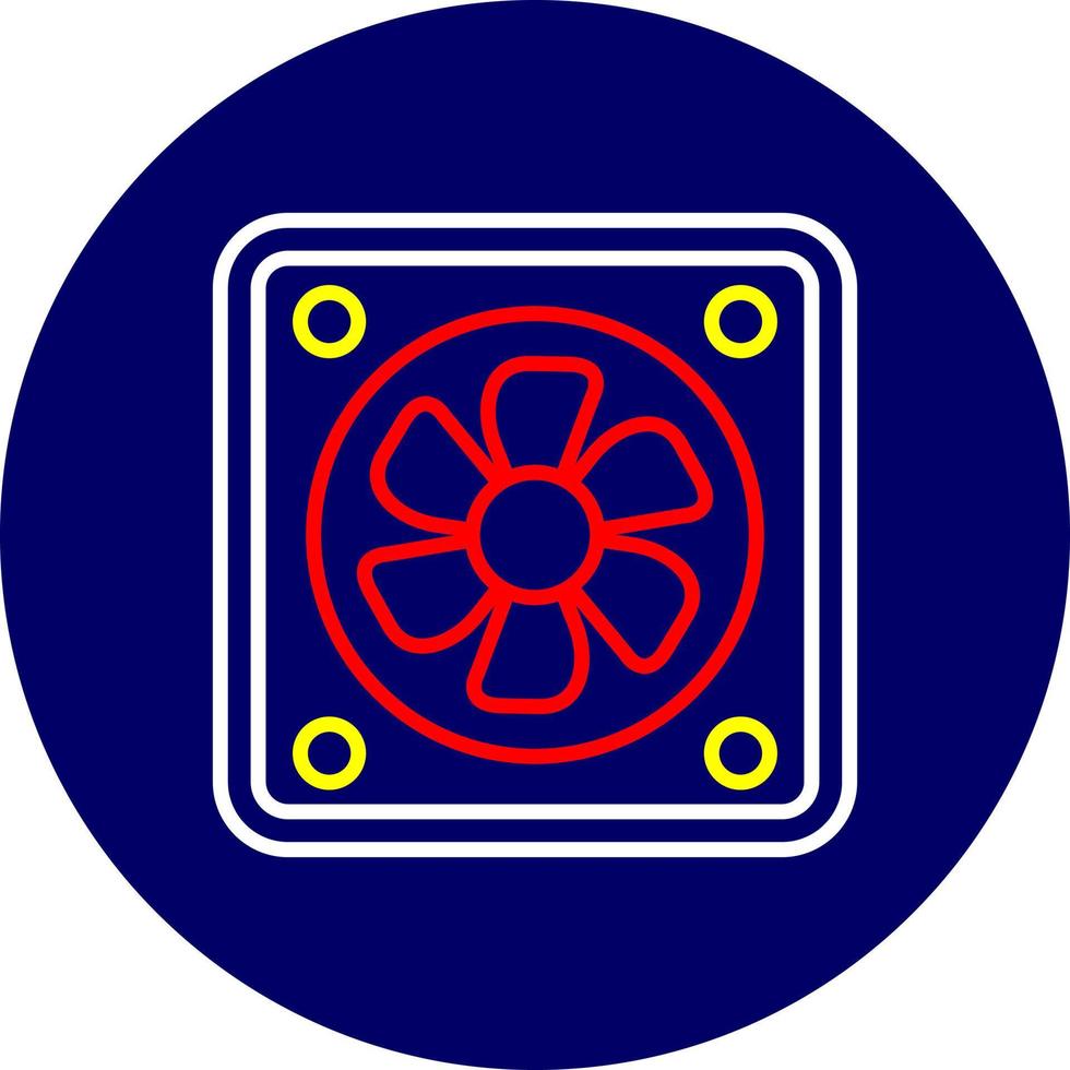 Fan Creative Icon Design vector