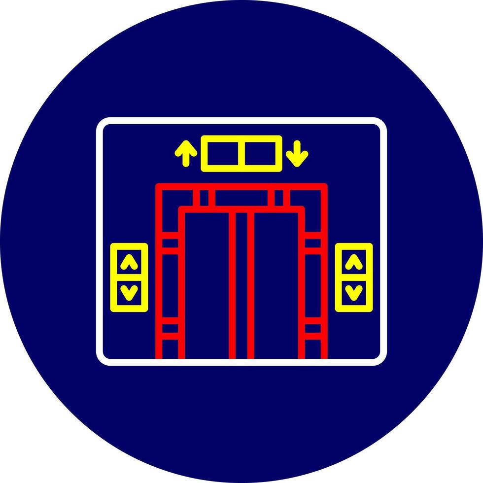 diseño de icono creativo de ascensor vector