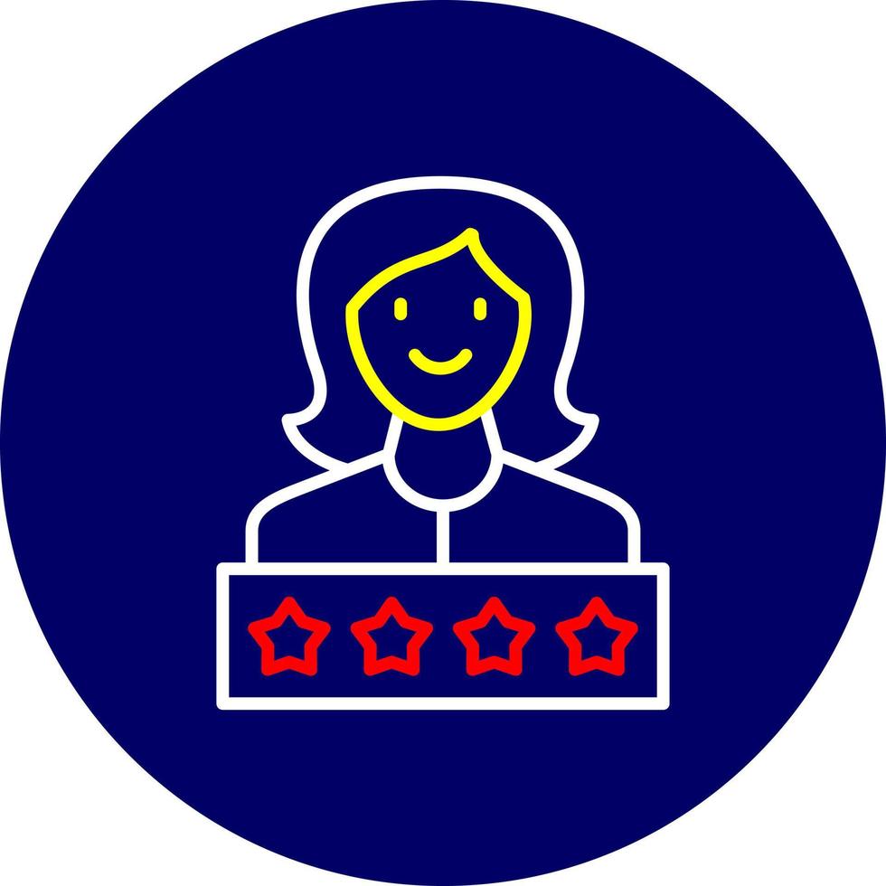 Customer Satisfaction Creative Icon Design vector
