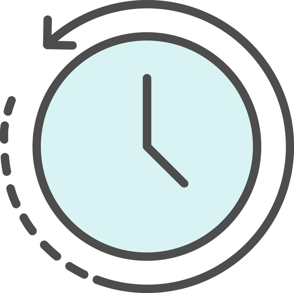 Back In Time Vector  Icon