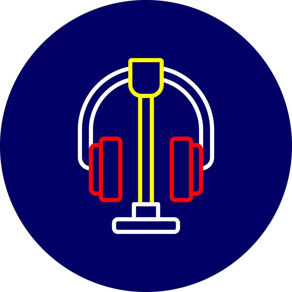 Headphone Creative Icon Design vector