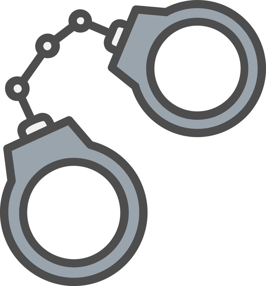 Hand Cuffs Vector  Icon